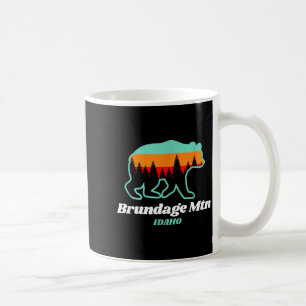 Brundage mountain idaho skiing snowboarding bear coffee mug