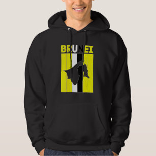 Brunei Country Borders Hoodie