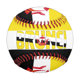 Brunei Flag and Coat of Arms Patriotic Baseball