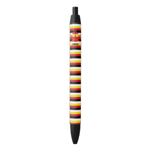 Brunei Flag Cute Patriotic Black Ink Pen
