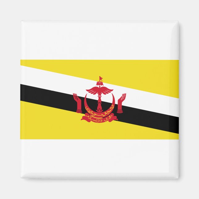 Brunei Flag Magnet (Front)