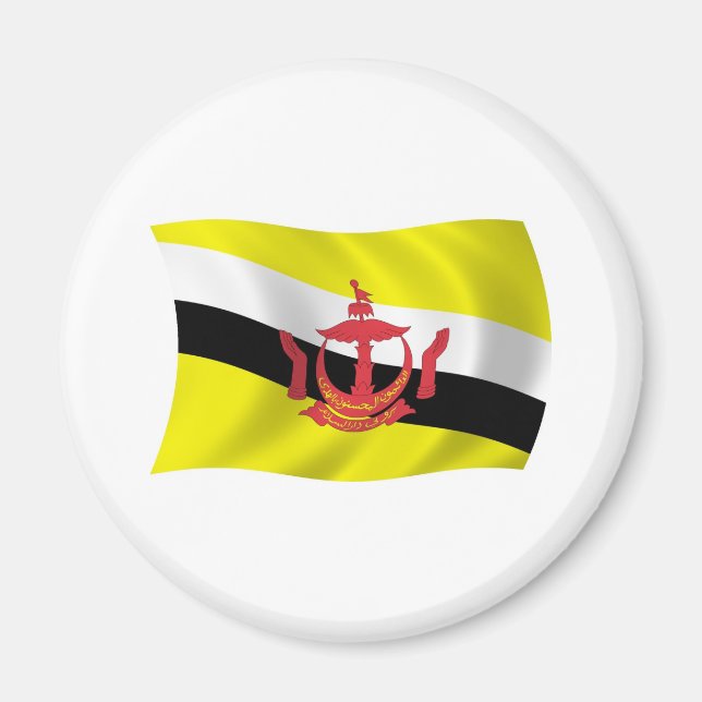 Brunei Flag Magnet (Front)