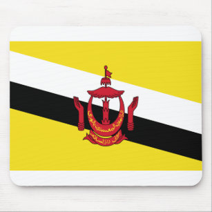 Brunei Flag Mouse Pad