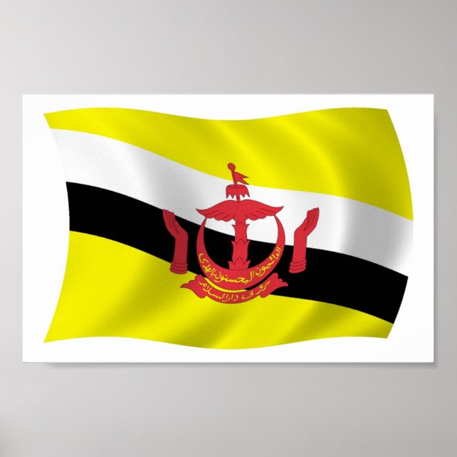 Brunei Flag Poster Print (Front)