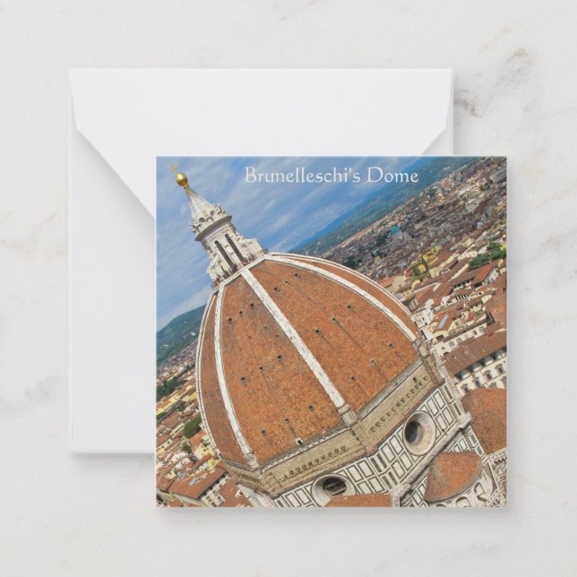 Brunelleschi's Dome Card (Front)
