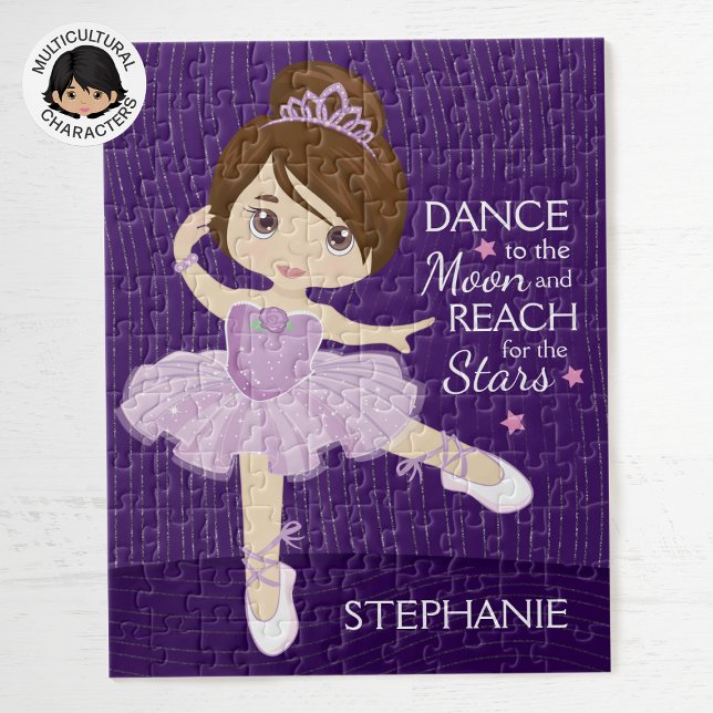 Brunette Ballerina Jigsaw Puzzle (Creator Uploaded)