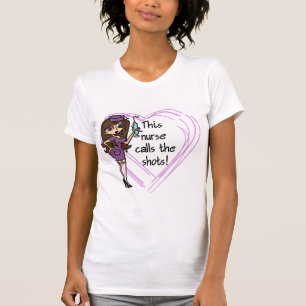 Brunette Nurse T-shirts and Gifts