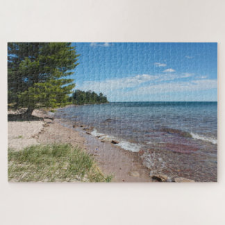 Brunette Park Shoreline — Lake Superior, Michigan Jigsaw Puzzle