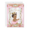 Brunette Princess Baby Shower Pink Silk dark