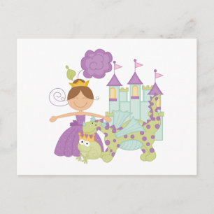 Brunette Princess Postcard