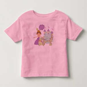 Brunette Princess Toddler T-Shirt