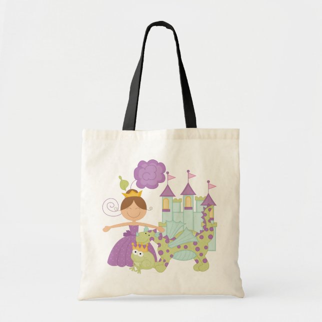 Brunette Princess Tote Bag (Front)