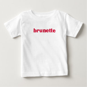 brunette red baby T-Shirt
