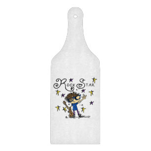 Brunette Rock Star Cutting Board