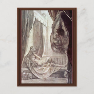Brunhilde Observed Gunther, By Füssli Johann Hein Postcard