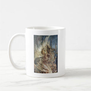 Brünnhilde and the funeral pyre of Siegfried Coffee Mug