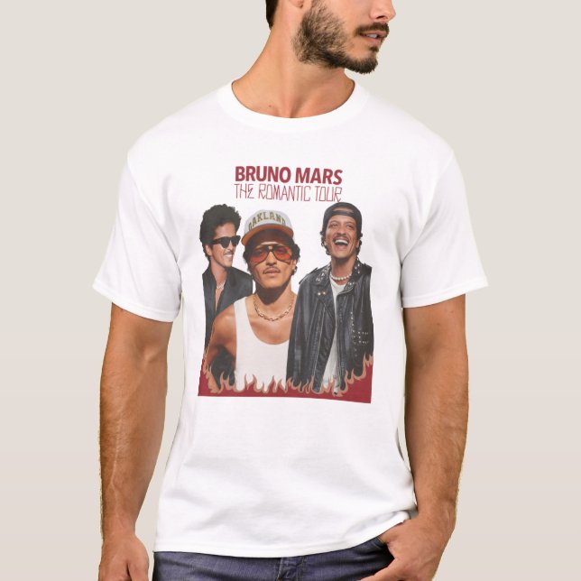 Bruno Mars Romantic Pop Tour T-Shirt (Front)