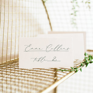 BRUNSWICK CREST Wedding  Place Card