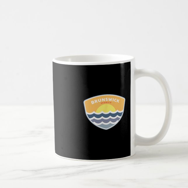 Brunswick Georgia Beach Ga Sunset Vacation Souveni Coffee Mug (Right)