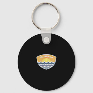Brunswick Georgia Beach Ga Sunset Vacation Souveni Key Ring