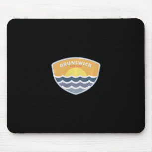 Brunswick Georgia Beach Ga Sunset Vacation Souveni Mouse Pad