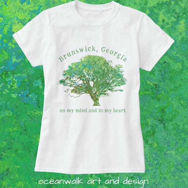 Brunswick Georgia Live Oak Tree T-Shirt (Creator Uploaded)