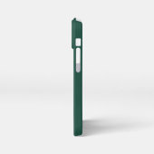 Brunswick Green Solid Colour iPhone Case (Left Side)