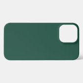 Brunswick Green Solid Colour iPhone Case (Back Horizontal)