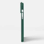 Brunswick Green Solid Colour iPhone Case (Left Side)