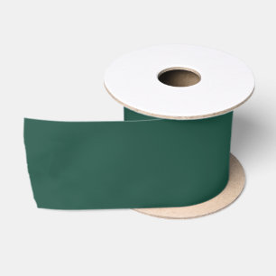 Brunswick Green Solid Colour Satin Ribbon