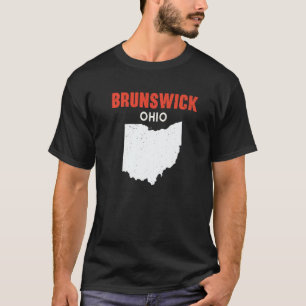 BRUNSWICK Ohio USA State America Travel Ohioan T-Shirt