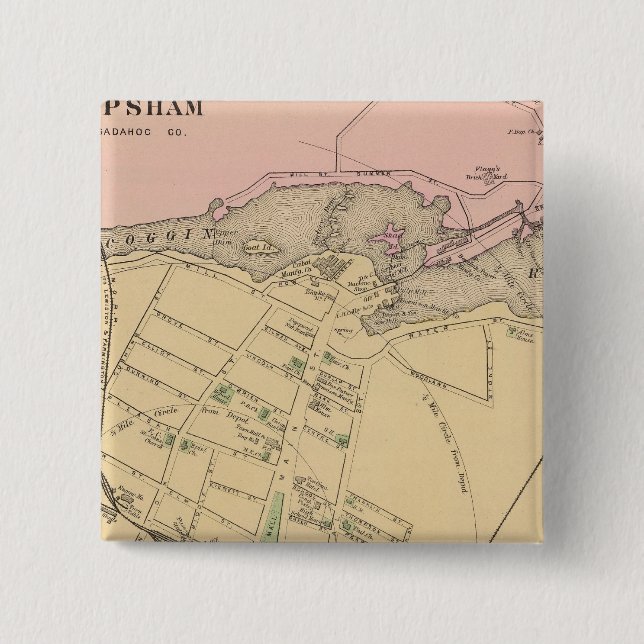 Brunswick, Topsham 15 Cm Square Badge (Front)