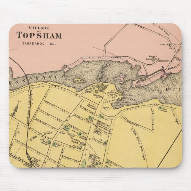 Brunswick, Topsham 2 Mouse Pad (Front)