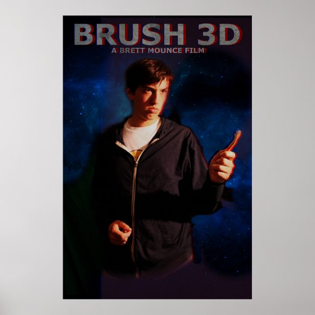 Brush 3D Poster (Front)