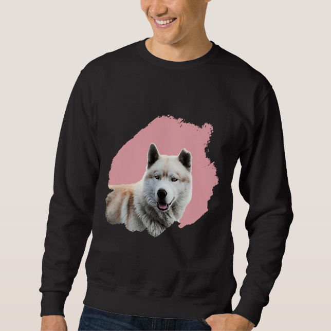 Brush Dog Husky Sweatshirt (Front)