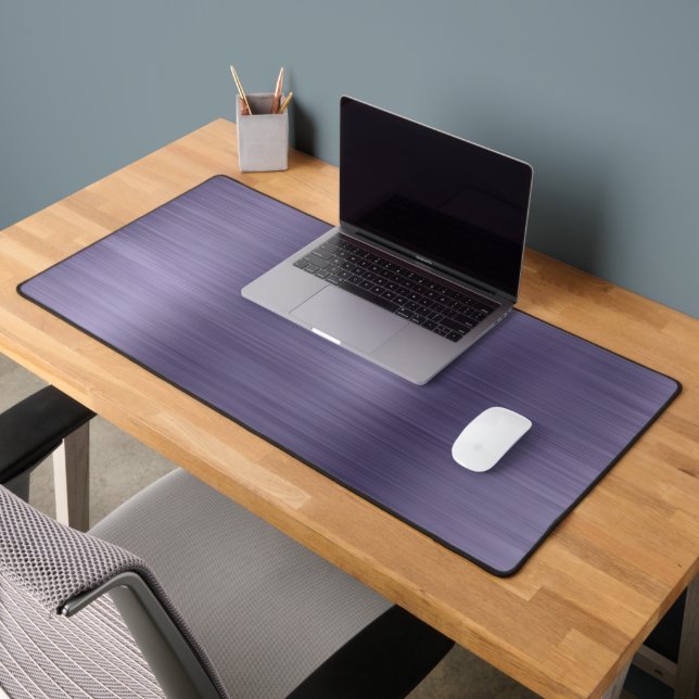Brush Metallic Purple Desk Mat (Office 2)