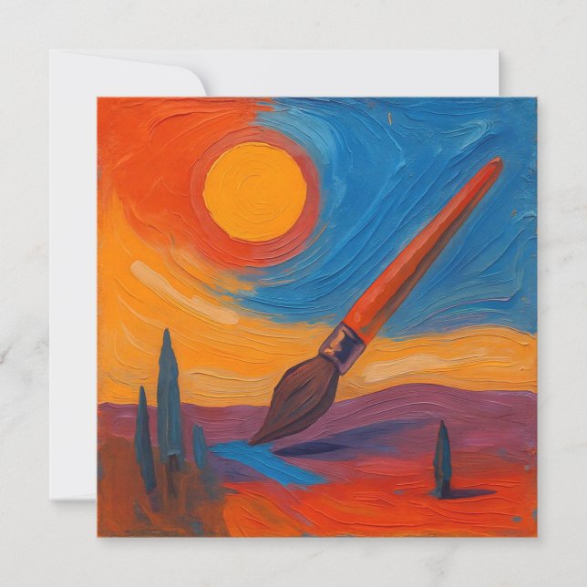 Brush of Dreams Thank You Card (Front)