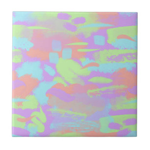 Brush Pattern Ceramic Tile
