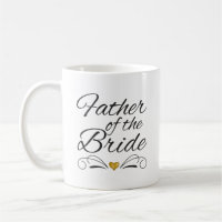 Brush Script Heart of Gold Father of the Bride
