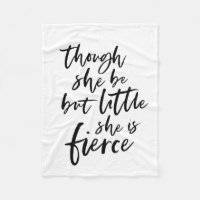 Brush Script Little But Fierce William Shakespeare