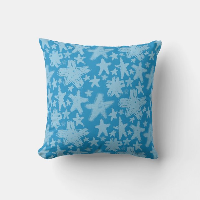 Brush Stars Pattern Cushion (Front)