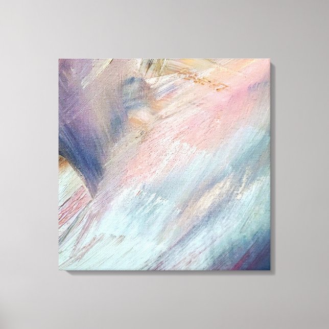 Brush Stroke Abstract Canvas Print (Front)