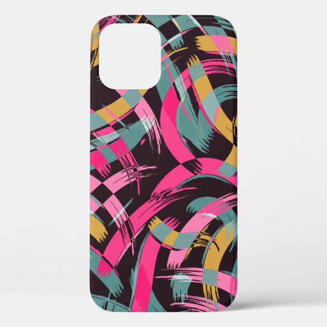 Brush stroke artistic seamless pattern Case-Mate iPhone case (Back)