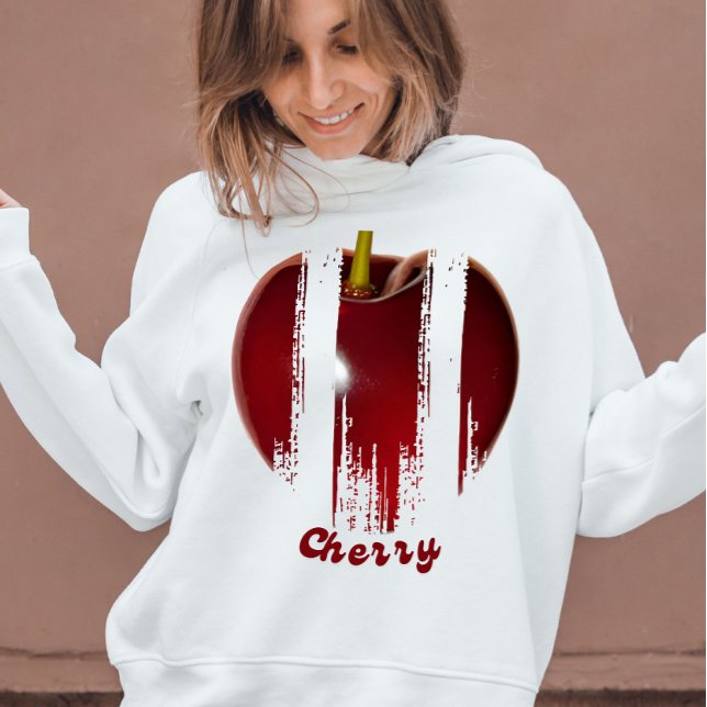 Brush Stroke "Cherry" Fruit  T-Shirt (Creator Uploaded)