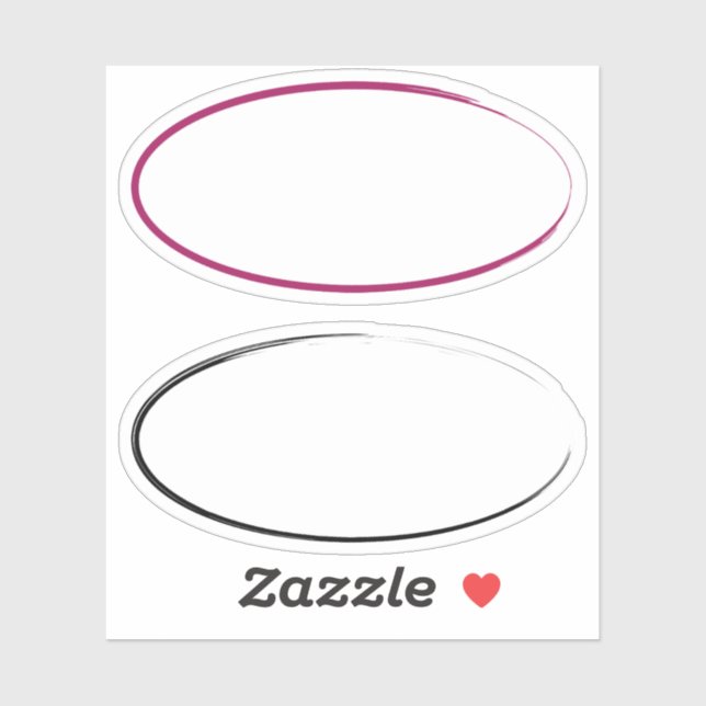 Brush Stroke Label (Sheet)