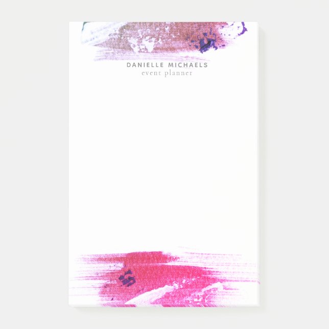 Brush Stroke | Personalised Notes (Front)