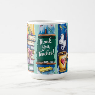 Brush Stroke Teacher  Coffee Mug