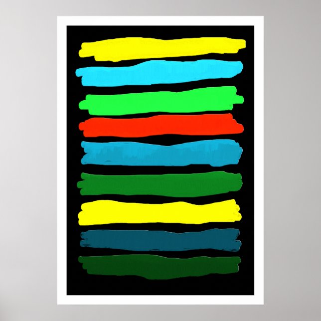 Brush Strokes #5 (V.2) Poster (Front)