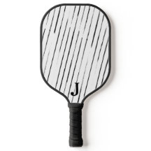 Brush Strokes Custom Inital Pickleball Paddle