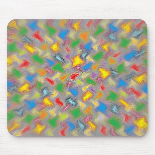 Brush Strokes Mouse Pad (Front)